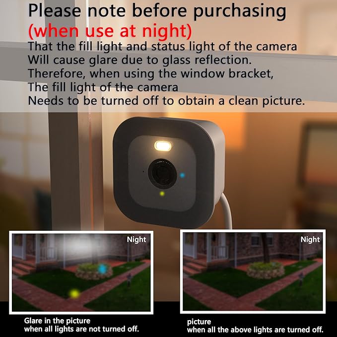 Teccle 2 Pack Window Mount for Blink Mini 2k / 2, Through Glass Use Blink - Image 4