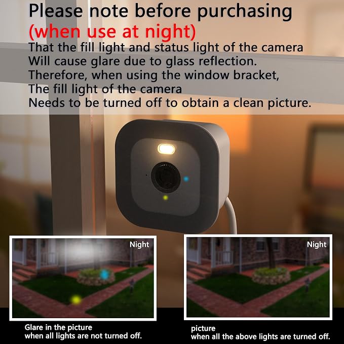 2 Pack Window Mount for Blink Mini 2, Blink Mini 2K+ Camera, Adhesive Camera - Image 6