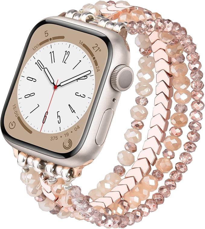 MOFREE Beaded Bracelet Apple Watch Band by MOFREESpecialGiftsforHer