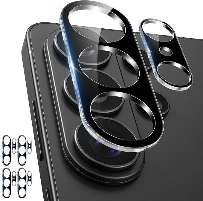 4 Pack for Samsung Galaxy S26 Ultra Camera Lens Screen Protector, 9H Tempered by MIUOLV