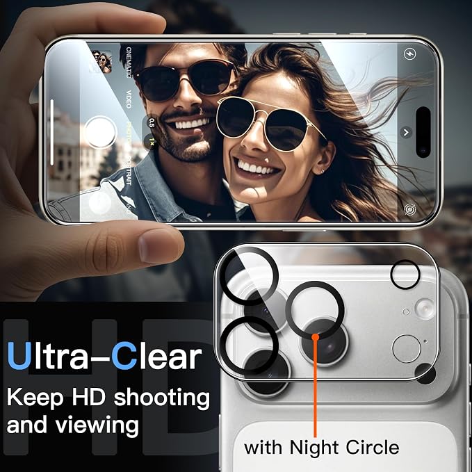 JETech Screen Protector for iPhone 17 Pro Max 6.9-Inch - Image 5