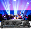 Wiwreenm DJ Controller 384CH Fog DMX-512 DJ Controller Support 30 Banks 8 Scenes 24 fixtures Stage Lighting Console for Program Editing of DJ Lights Show Bar Club Live