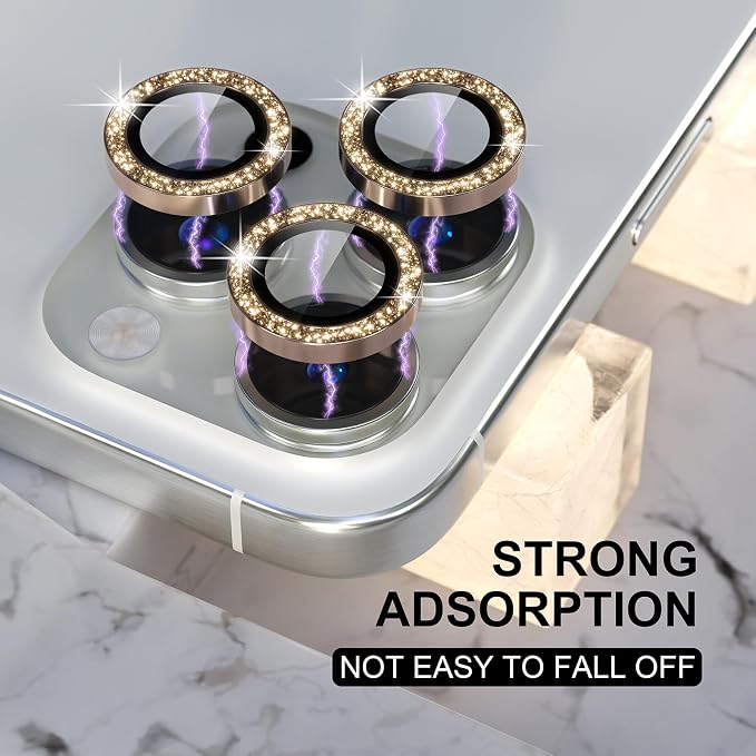 Choiche Compatible for iPhone 16 Pro/iPhone 16 Pro Max Camera Lens Protector - Image 5