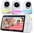 Babysense 5.5" Full-HD Split-Screen Baby Monitor, Video Baby Monitor by MostAwardedBabyMonitorBrand