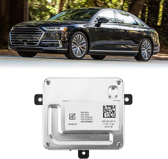Headlight Control Module, Ballast Headlight Modul, Xenon HID Ballast, Compatible for A4 A5 A6 Q3 Q5 TT VW CC, Daytime Running Light Module DRL Control Ballast Unit 4G0907697D