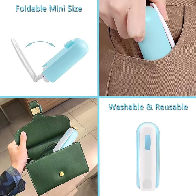Reusable Washable Lint Roller 3 Pack, Sticky Gel Lint Rollers, Cat Dog Pet Hair Lint Remver Cleaner for Clothes, Carpet, Travel, 1 Large Roller with Dust Cover and 2 Mini, Portable Small Lint Brush