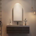 Arched Medicine Cabinet with Mirror,Brushed Gold Medicine Cabinet with Storage ,Gold Bathroom Vanity Mirror Cabinet ,Wall Mounted Only,Mirrored Medicine Cabinets for Bathroom, Laundry Room,16x32 Inch