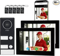 House Video Intercom System for 2 Families, 1080P Wired Video Doorbell by Fromthebrand
