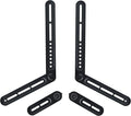 Dynavista Soundbar Mount Sound Bar TV Bracket for Mounting Above or Under TV, Fits 22lbs(10kg) with Adjustable Long and Short Extension Arm