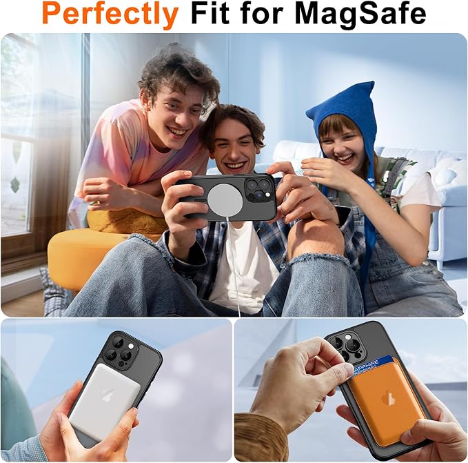 Magnetic for iPhone 16 Pro Max Case Clear - Image 4