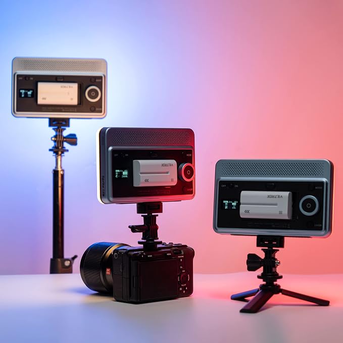 VILTROX RGB Led Panel Light, Smartphone Control Full Color On Camera LED - Image 7