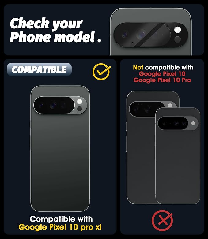 Orzero Camera Lens Protector for Google Pixel 10 Pro XL, Protector de Cámera - Image 2