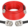 MOOKEERF BNC Cable - 50FT RG58 50 ohm BNC Male to Male Coax Cables Low Loss BNC by MOOKEERF