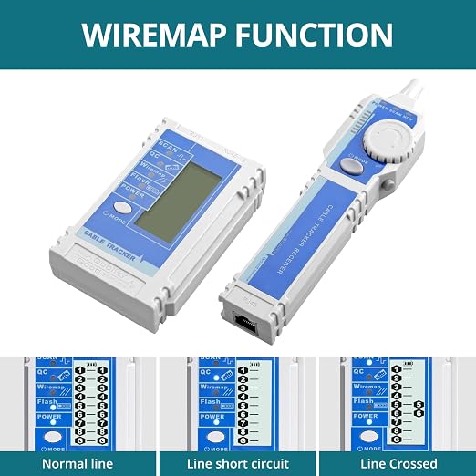 Network Cable Tester NCV for CAT5 CAT6 CAT7 CAT8, Ethernet Wire Tracker for - Image 5
