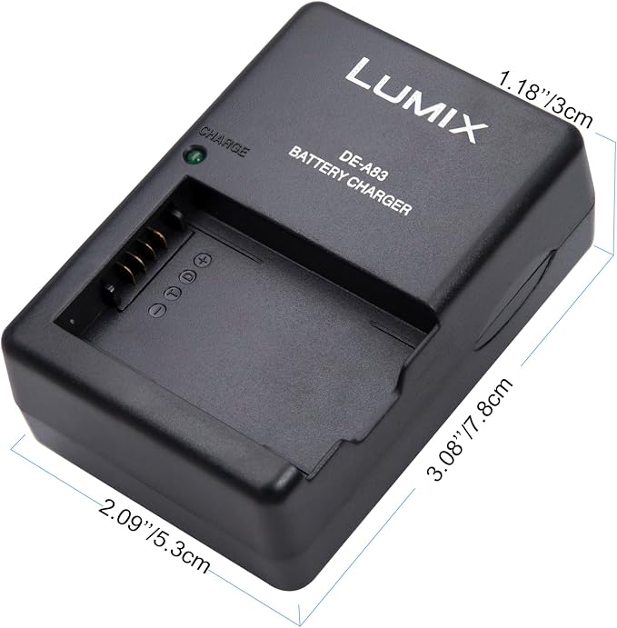 DE-A83 DE-A83BA Charger for Pansonic Camera DMW-BMB9 DMW-BMB9PP Battery and - Image 3