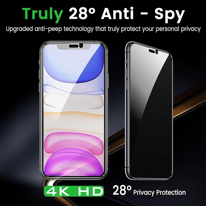 Romkasi 3 Pack Privacy Screen Protector - Image 4