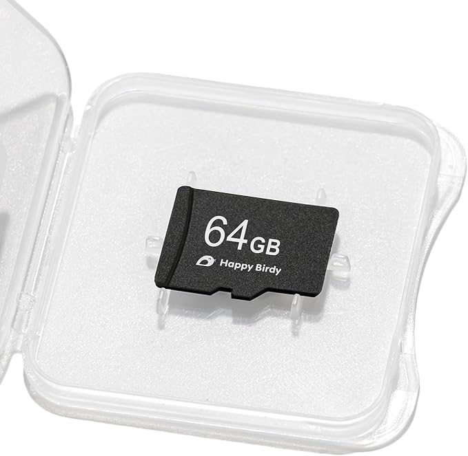 Happy Birdy 64GB MicroSD Card – TF Memory Card by WuzuTech