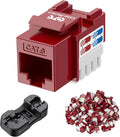 Cable Matters 25-Pack 10Gbps Cat6 Keystone Jacks, RJ45 Keystone Jack, Ethernet by CableMatters
