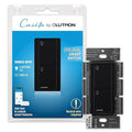 Lutron Caseta Original Smart Light Switch (Lutron Smart Hub Required), for Home, LED Lights, and Fans, 6 Amp, Single-Pole/3-Way, Neutral Required, PD-6ANS-BL, Black
