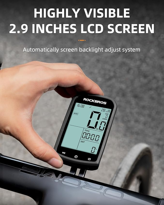 ROCKBROS Bike Computer Wireless Cycling Computers ANT+ Bluetooth Bicycle - Image 6