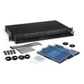 Fiber Optic Patch Panel, Rack Mount, 1 RU, Includes 2 ST Adapter Plates by Unknown