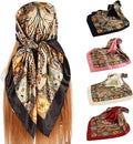 4Pcs Silk Head Scarves for Women Satin Hair Scarf 35”Large Square Bandana Silk by Upeilxd