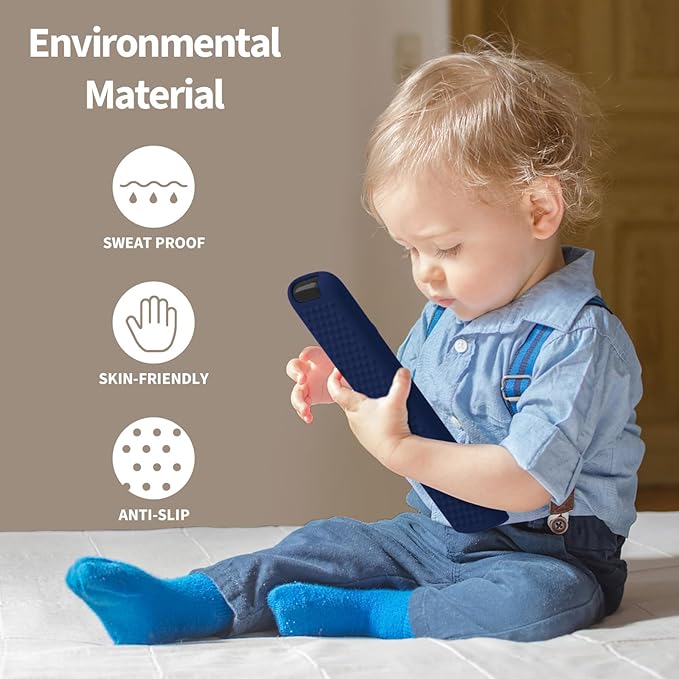 Silicone Remote Cover for TCL RC813 FMB1, Case Sleeve for TCL Remote RC813 FMB1 Protective Sleeve (Dark Blue)