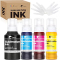 Hiipoo Sublimation Ink Refilled Bottles Compatible by Hiipoo