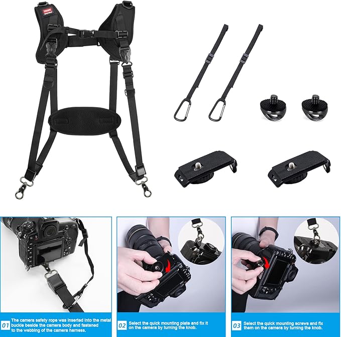 Quick Release Dual Camera Harness - Image 6