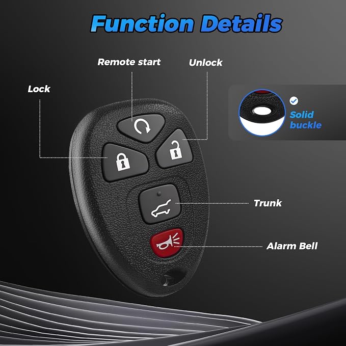 Key Fob 2Pcs OUC60270 OUC60221 22936101 Compatible - Image 5
