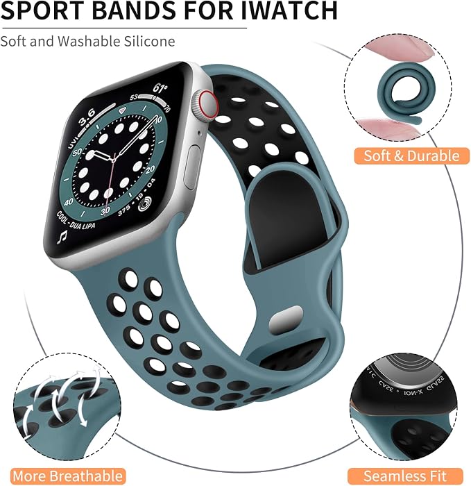 Lerobo Band Compatible with Apple Watch Band Ultra 2 49mm Ultra 3 Series 9 8 - Image 2