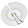 Tokyzexi 2Pcs Stainless Steel Feeler Gauge Set,32 Straight Blades Feeler Gauge&16 Pieces Angled Feeler Gauge Set, Measure Gap and Thickness for Guitar, Spark Plug, Valves Piston Measure Filler Gauge
