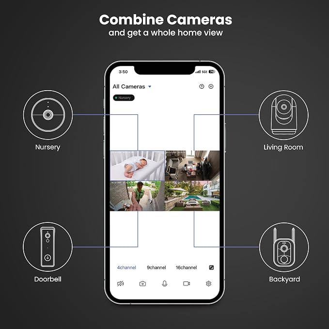 Feit Electric Smart Security Camera Bulb, 2K QHD Resolution, 2-Way Audio - Image 10