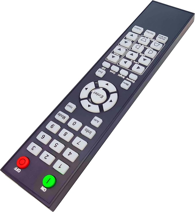 INTECHING BR-3074W Projector Remote Control for Optoma WU1500, ZK1050, ZK750, ZU1050, ZU650+, ZU660, ZU750, ZU850, ZU860