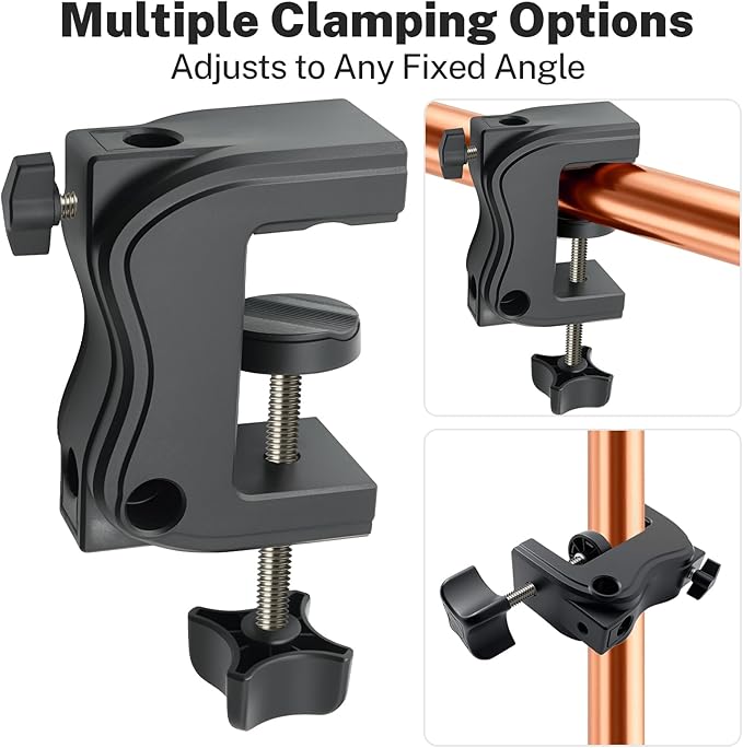 Microphone Stand, 20" Flexible Gooseneck Desktop Mic Stands Holder,3/8" to 5/8" Screw Adapter, 360 Adjustable Compact Mic Arm for Meetings, Lectures, Live Broadcast Equipment