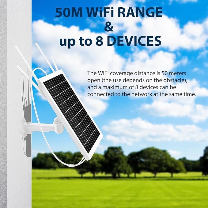 15W Solar Powered 4G LTE Modem Router, Outdoor Solar Powered WiFi Extender - Image 6