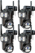 LETSCEE Dual Lens WiFi Security Camera Outdoor, 5G/2.4G PTZ Outdoor Auto by LETSCEE