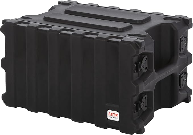 Gator Cases Pro Series Rotationally Molded 6U Rack Case with Shallow 13" Depth, Made in USA (G-PRO-6U-13)