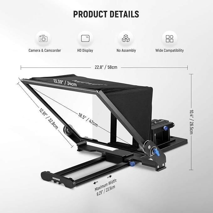 NEEWER Teleprompter X17 II - Image 8