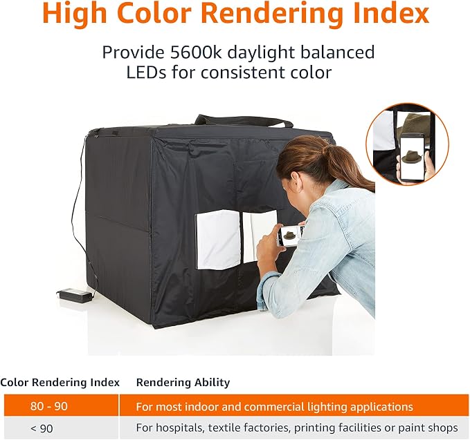Amazon Basics Portable Foldable Photo Studio Box - Image 5