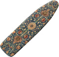 ZCFYGDX Vintage Flower Print 17 x 49 Ironing Board Covers Nylon Buckle Straps Fasteners & Elastic Edge Stain Resistant Breathable,Suitable for Multi-Size Iron Board Relaxing Ironing Experience