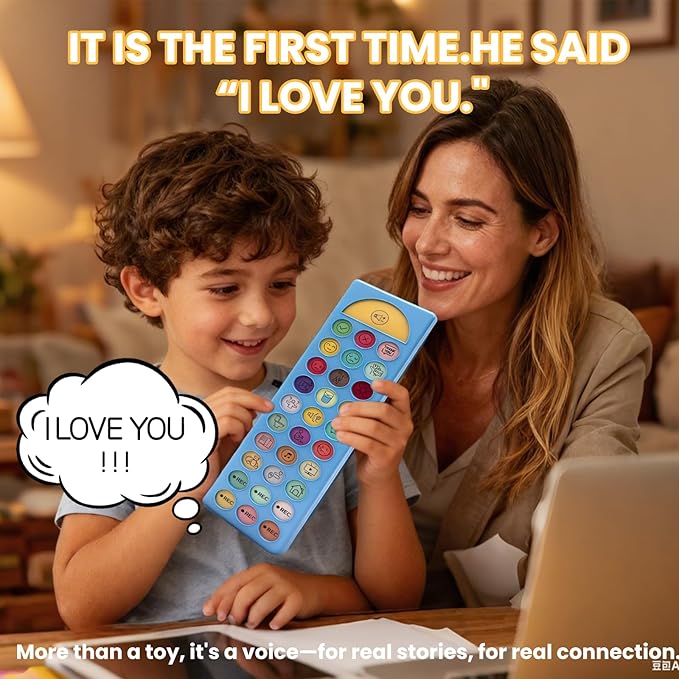AAC Device for Autism, Non Verbal Communication Tools for Speech Therapy & Stroke Rehab, 24 Pre-Installed & 6 Programmable Buttons, Adjustable Volume, Sensory Autism Toys for Kids and Adults