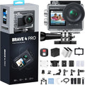 AKASO Brave 4 Pro 4K30FPS Action Camera - 131ft Underwater Camcorder Waterproof by AKASO