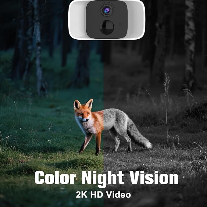 4G LTE Cellular Solar Security Camera Outdoor,365 Days Free Unlimited Data,Tuya Smart Camera,2K Outdoor Surveillance,Color Night Vision, AI PIR Motion Sensor,No WiFi Security Camera ,64GB Storage