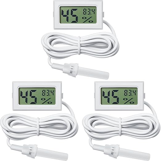 Weewooday Mini Digital Temperature Humidity Meters Gauge by Weewooday