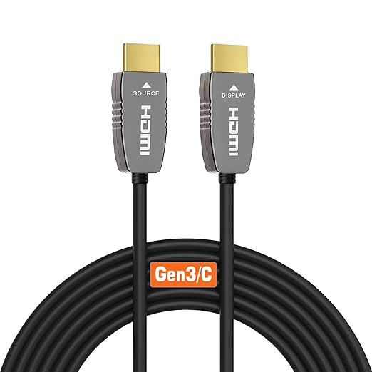 RUIPRO 8K Fiber Optic HDMI 2.1b Cable 33 Feet 48Gbps 8K60Hz 4K120Hz Dynamic HDR by RUIPRO-ProfessionalQualityVideoandAudioYouCanSeeandHear