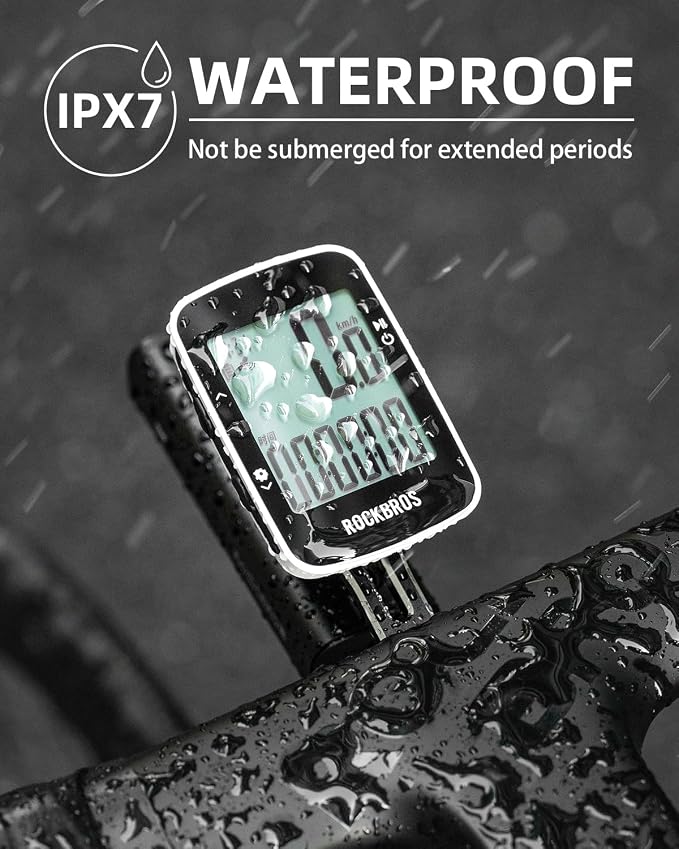 ROCKBROS Bike Computer Bike Speedometer GPS Wireless Cycling Computer - Image 5