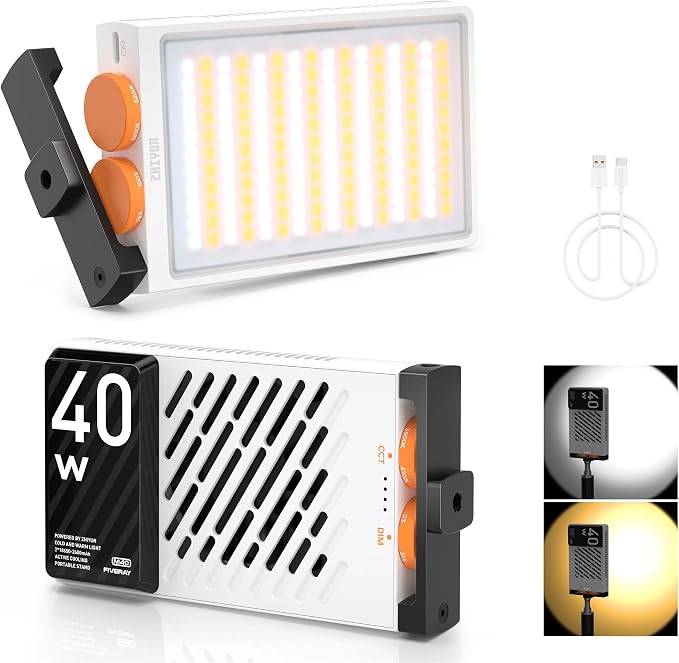 ZHIYUN FIVERAY M40 Video Light, 40W Portable Camera Light, 14000 Lux, CRI/TLCI by ZHIYUN