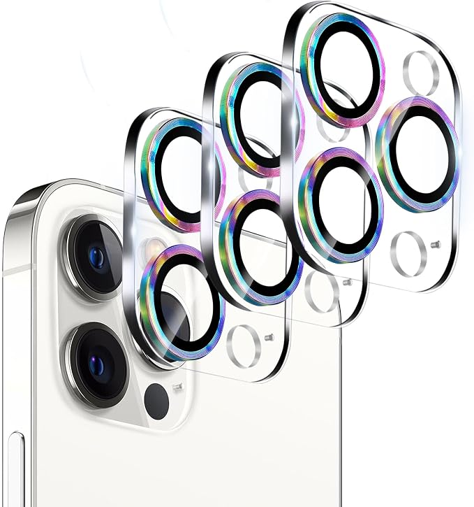 Dengduoduo 3 Pack Tempered Glass Camera Lens Protector by Dengduoduo