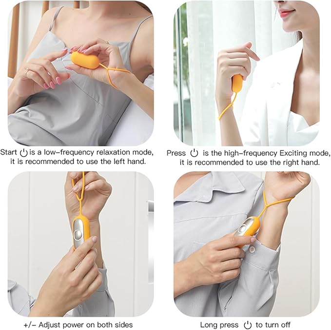 Handheld Relaxation Device, Compact Device, Massage Improves Mood and Focuses Attention, Supports Calmness, Small and Easy to Carry